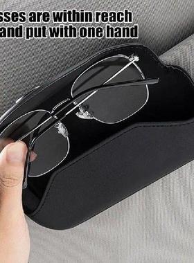 Sun Visor Sunglasses Holder Car Glasses Case Holder Car