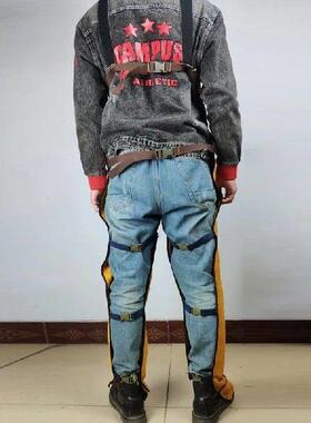 Cowhide Welder Apron Heat Insulation Protective Overalls