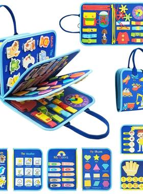 Busy Board Montessori Toys for Toddler Busy Book Sensory Pre