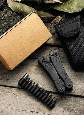 All steel combined tool pliers foldable multifunctional