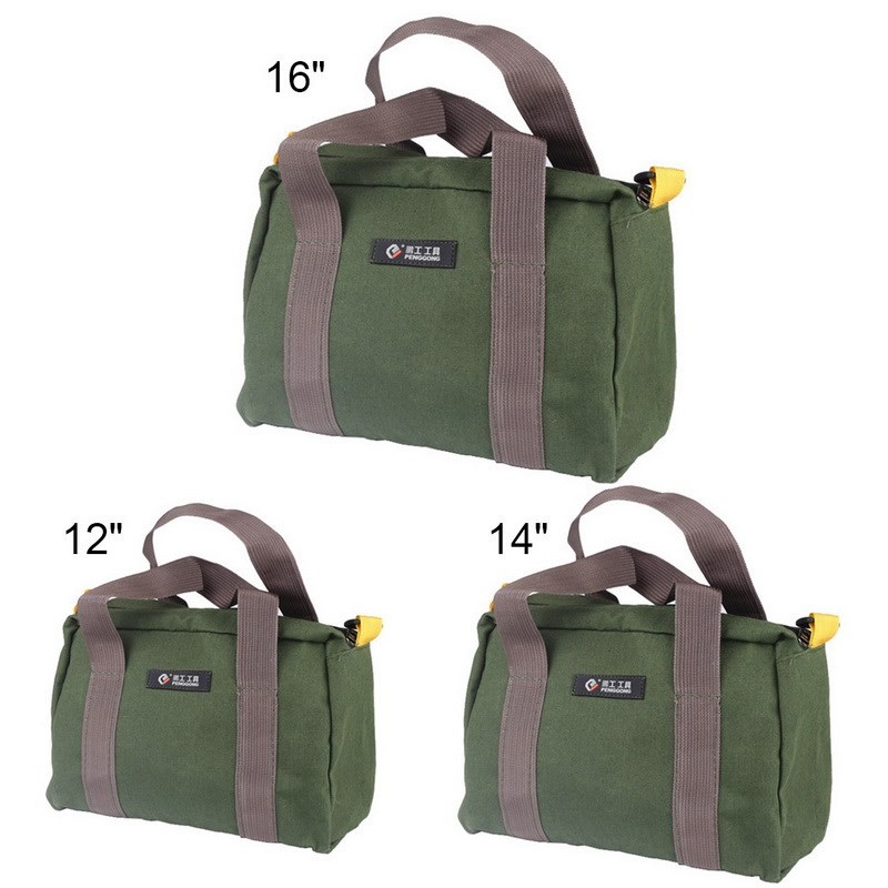 Waterproof Multifunction Canvas Hand Tool Storage Bag Screw