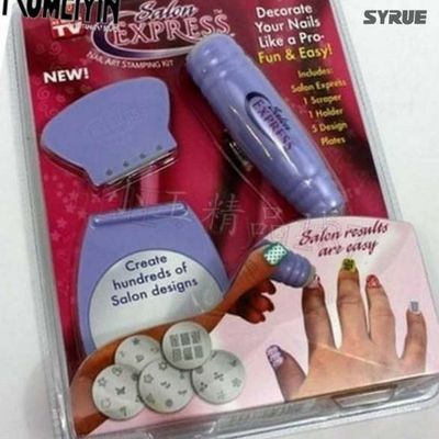 -Salon Express  Design Kit Professional Nail Art Stamp-