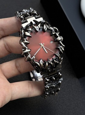 复古y2k原创异形爪子男表alabaster风格高级感潮牌个性石英腕表