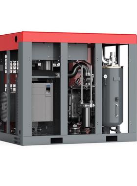 SLT-55VT厂家供应双级压缩螺杆空压机空55/75KW 两压级缩气压机节