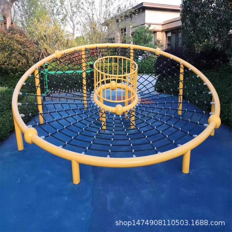直供大型户外爬网幼儿园公园钻笼钻网儿童体能攀爬网海缆绳边网