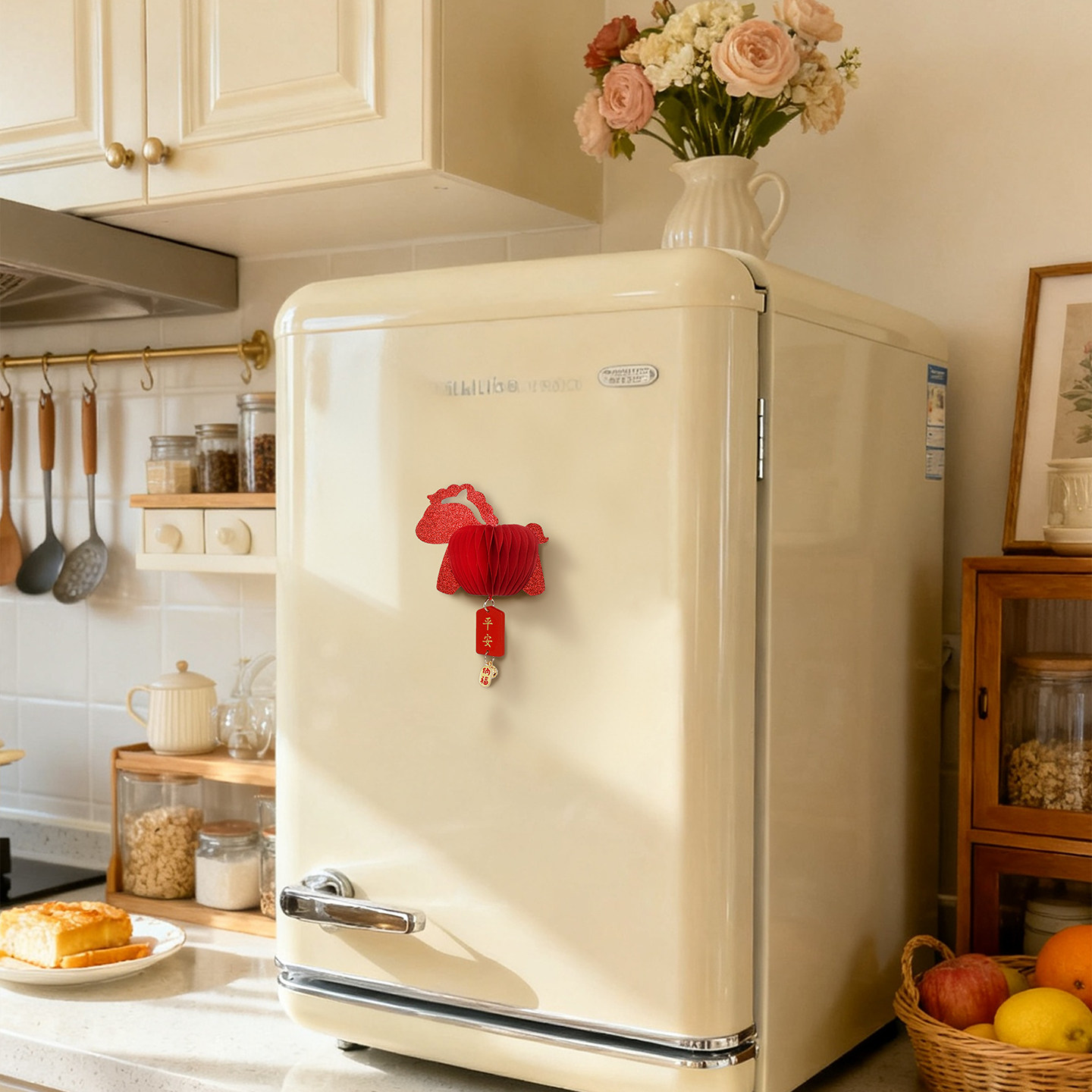 2026新款中国风马年生肖创意立体冰箱磁吸贴新年平安招财纳福装饰,节庆用品/礼品,文化创意冰箱贴,淘宝优惠券,粉丝福利购,淘宝优惠卷