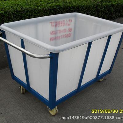 全新耐洗水漂染布落斗车 /装车间用配24.12.26架服子用手推布车