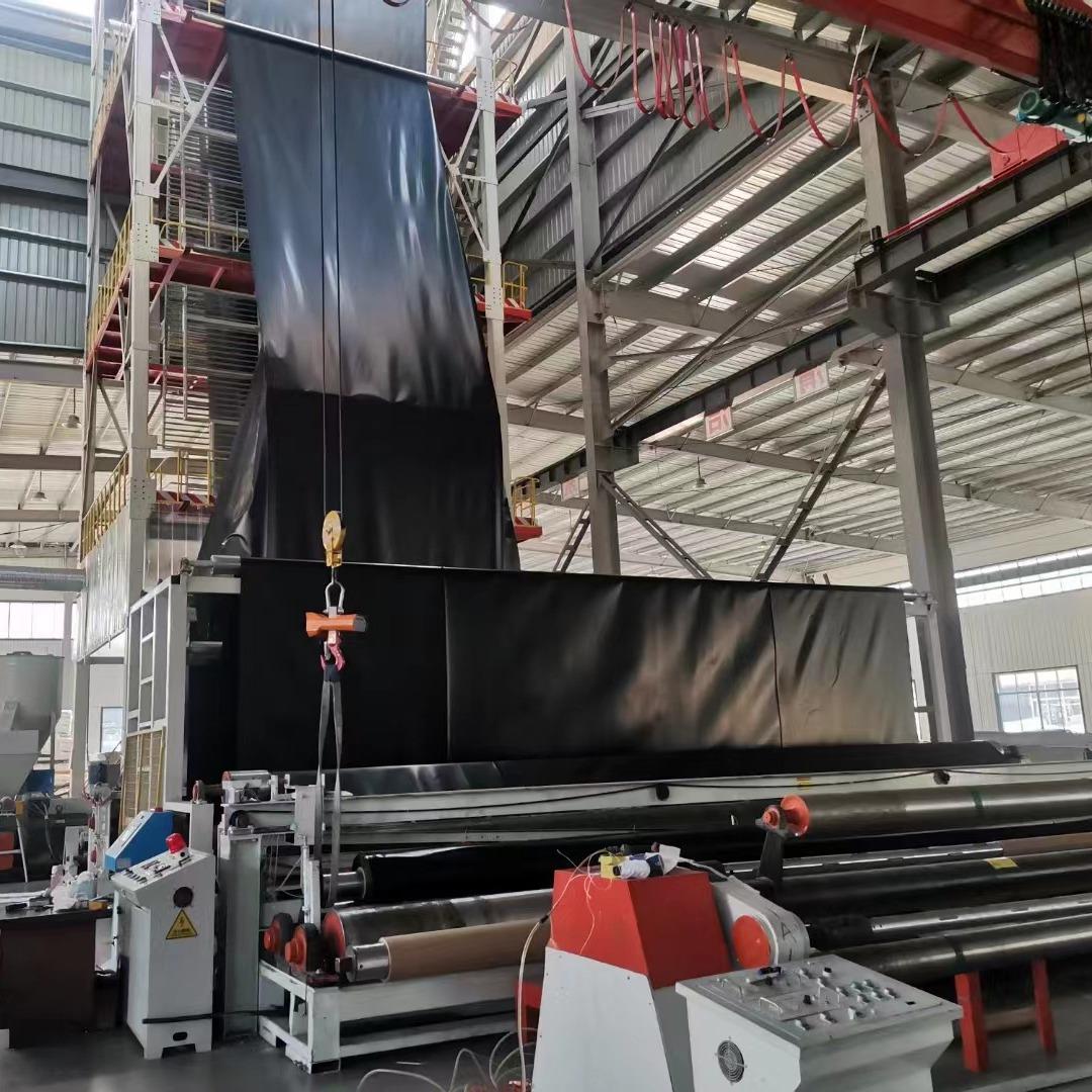 藕塘鱼塘土工膜4渗0丝防透土SXV工蓄4水膜0.mm聚乙烯植薄膜种隔根