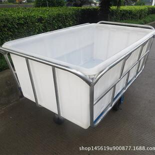 容塑量方形料水箱24.9.29承推布车/印染厂用多规格大不变形牛筋桶