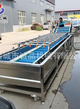 商用蔬菜水果气泡洗翻MFF机酸菜菜脱盐清洗机全自动雪浪清洗清机