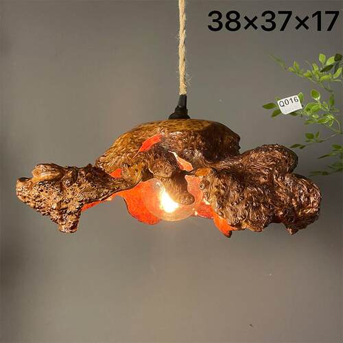 日式侘寂风复古吧台吊灯罩