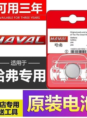 适用长城哈弗h6/h2/f5/f7x/m6/h4/h9汽车原装专用遥控器钥匙电池