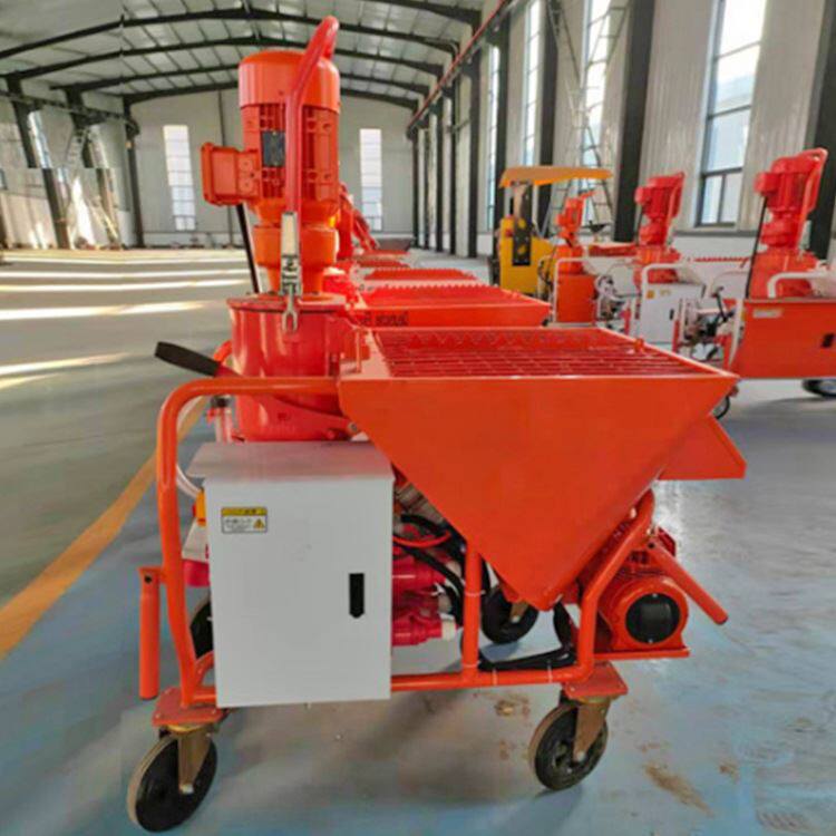 奥莱全自动石膏机 全自动石膏喷涂机 室内外施工石膏机