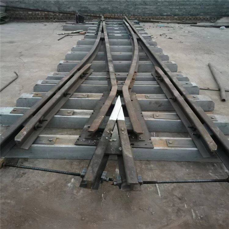 拓鸿供应 单开道岔 结构简单合理 重量轻 适用范围广 铁路道岔