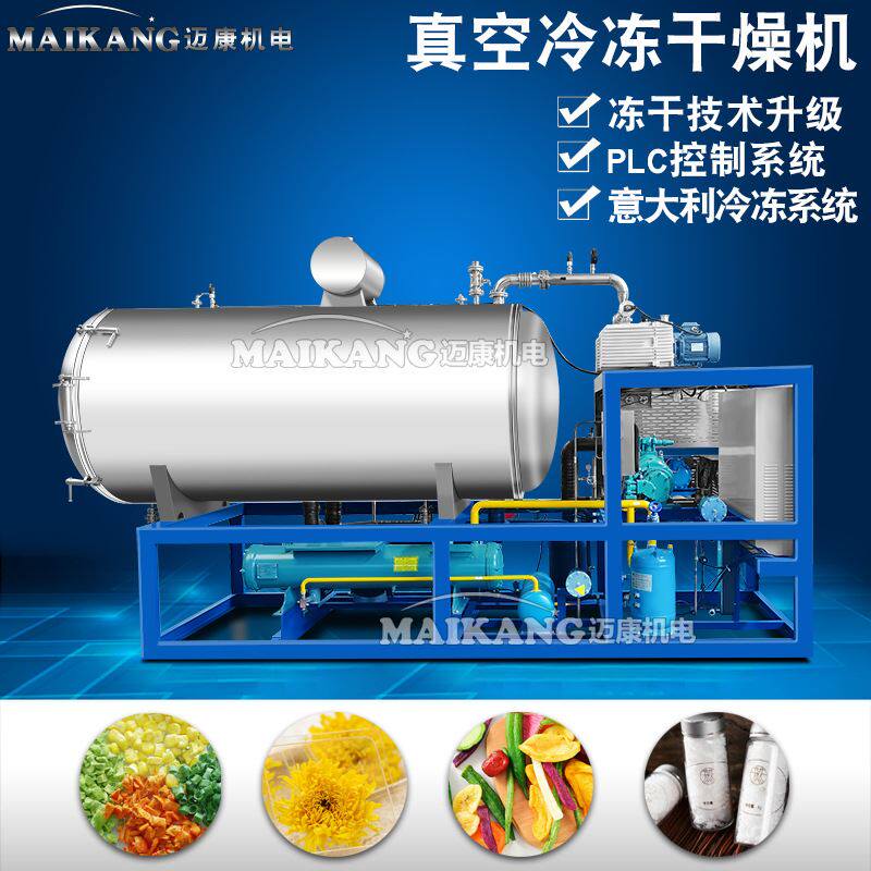 厂家供应食品冻干机 果蔬真空干燥设备 银耳羹真空冷冻干燥机