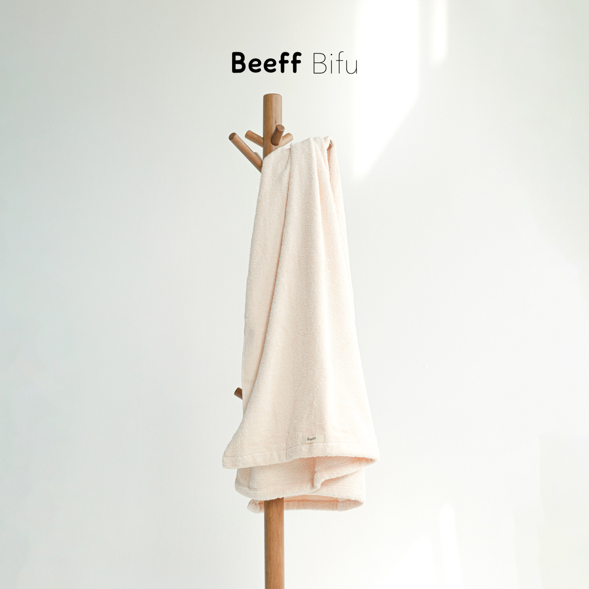 Beeff bifu「无染色&middot;埃及棉」浴巾100%进口埃及长绒棉Giza94加厚