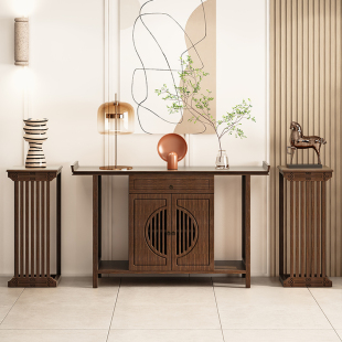 供桌香案家用客厅香火桌农村中堂柜玄关佛龛新中式财神供佛台贡桌