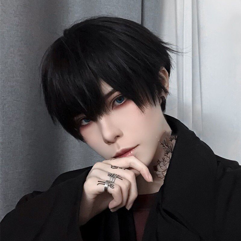 日常正太假发男cos短发lolita