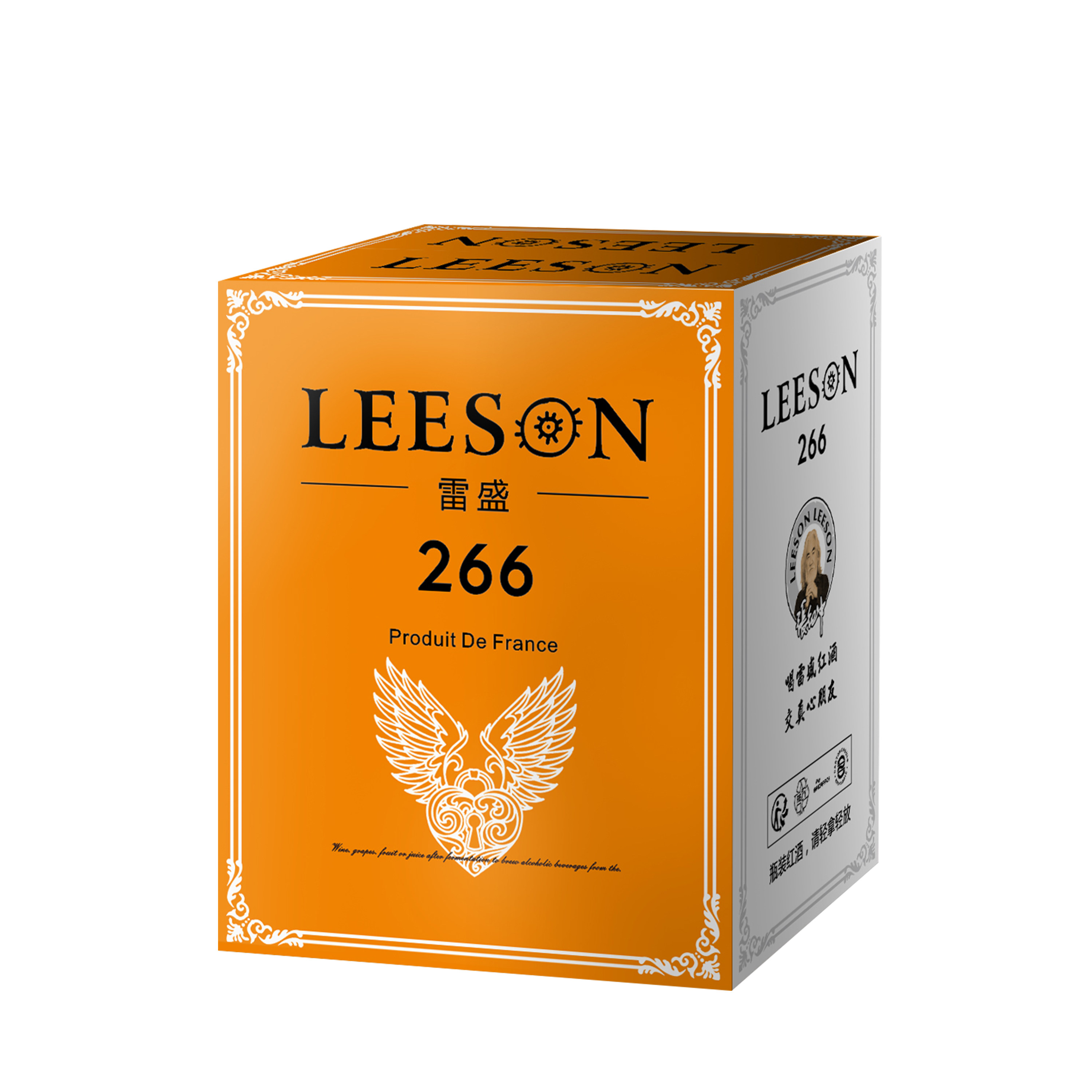 雷盛红酒266法国进口13度干红葡萄酒送礼请客高端