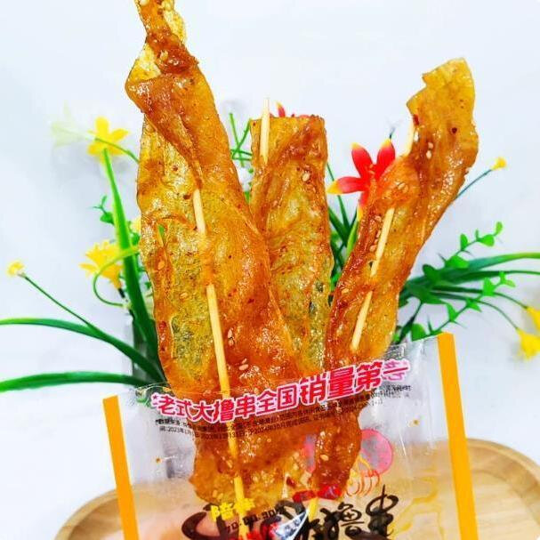 余同乐老式大撸串大辣串辣条甜辣味素食豆制品怀旧童年零食小吃