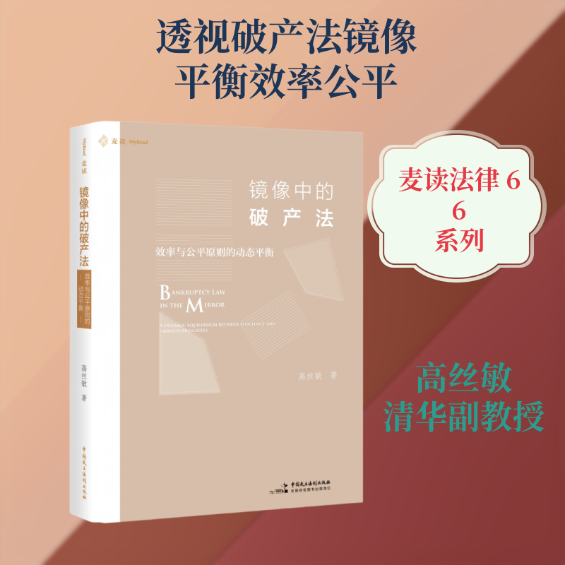 正版包邮 镜像中的破产法 高丝敏著 9787516241240 中国民主法制出版社
