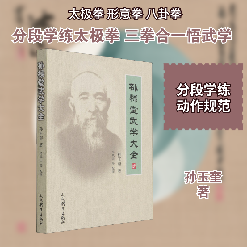孙禄堂武学大全 孙禄堂武学 形意拳教学 八卦掌详解 太极拳心法 武学实战技巧 传统武术传承 训练方法图解 9787500959526