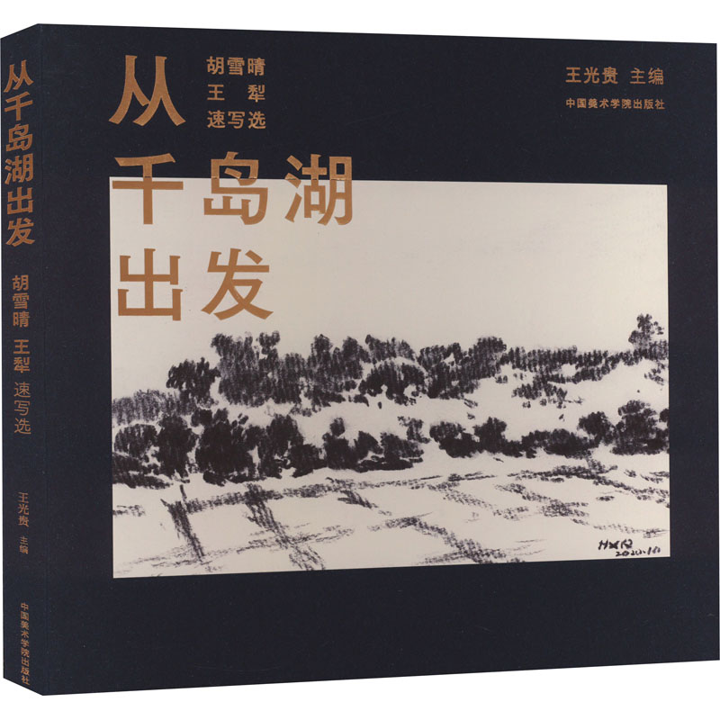 从千岛湖出发：胡雪晴王犁速写选 千岛湖速写 速写技巧 艺术创作 胡王速写 王犁技法 经典案例9787550330566