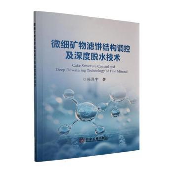 微细矿物滤饼结构调控及深度脱水技术 矿物加工 深度脱水解决方案 实验数据支撑 实用案例分析 9787524003793