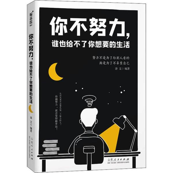 你不努力,谁也给不了你想要的生活 励志书籍 自我提升 成功指南 人生规划 职场励志 奋斗语录 心灵鸡汤 成长 9787209123952