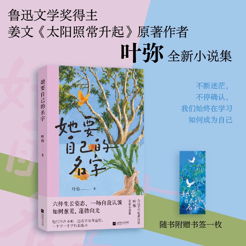 正版包邮 她要自己的名字 叶弥著 9787559480118 江苏凤凰文艺出版社