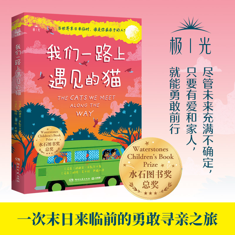 正版包邮 我们一路上遇见的猫 纳迪亚·米凯尔著,纳特·吴绘 9787572623172 湖南文艺