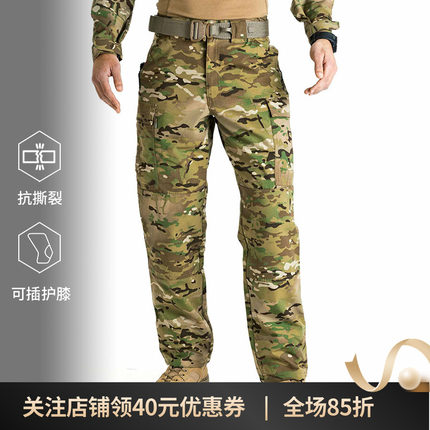 美国5.11户外战术裤 511防泼水男裤 耐磨宽松迷彩工装裤 74350