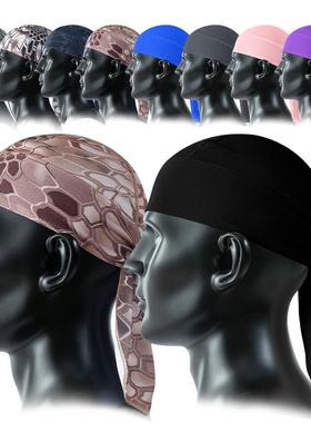 durag包头巾Hiphop街舞潮流嘻哈黑人西海岸匪帮篮球boy海盗套帽男