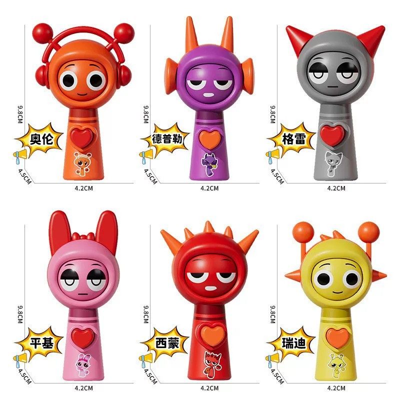 sprunki节奏盒子游戏周边变脸公仔手办奥伦平基Q萌按按乐解压玩具
