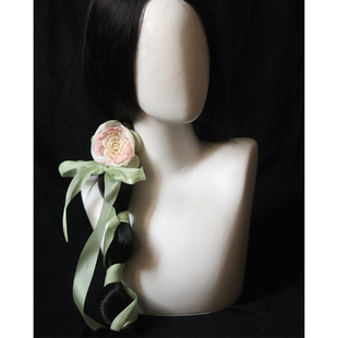 【花意】原创汉服宋制花朵发带春日少女绑带发饰种田文女主头饰