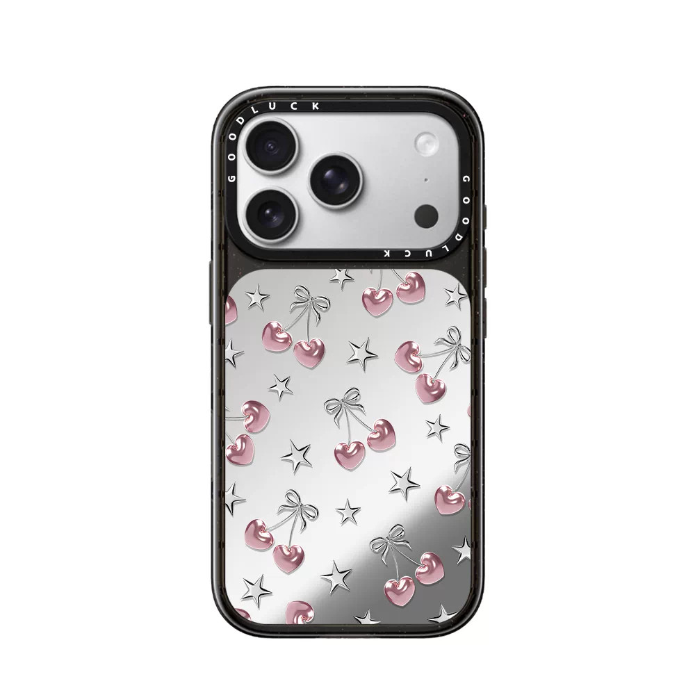 MagSafe磁吸液体金属蝴蝶结爱心适用iphone17pro手机壳18promax苹果17promax镜面保护套18pro日韩ins少女
