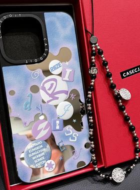 C家MagSafe磁吸男团RIIZE潮牌字母适用iphone17手机壳16promax苹果15pro镜面保护套14plus高级感13/Air12