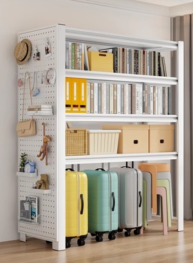 家用货架下空式行李箱洗衣机上方置物架阳台收纳架落地多层储物架