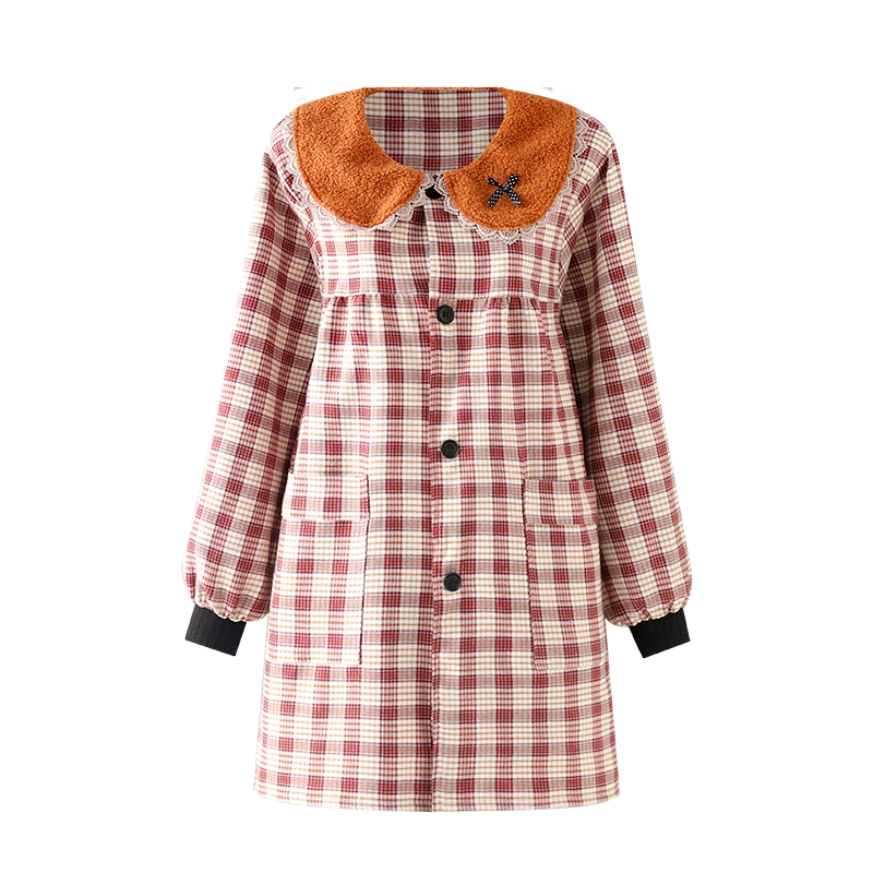 宗瀚彭棉布正穿罩衣家用时尚透气