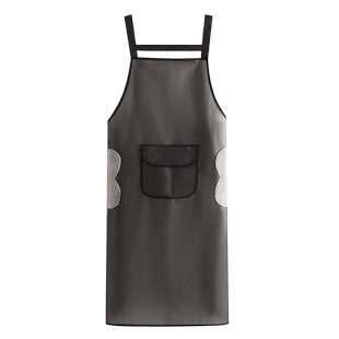 加长加大围裙防水油家用厨房做饭大号水产洗碗餐厅工作服定制LOGO