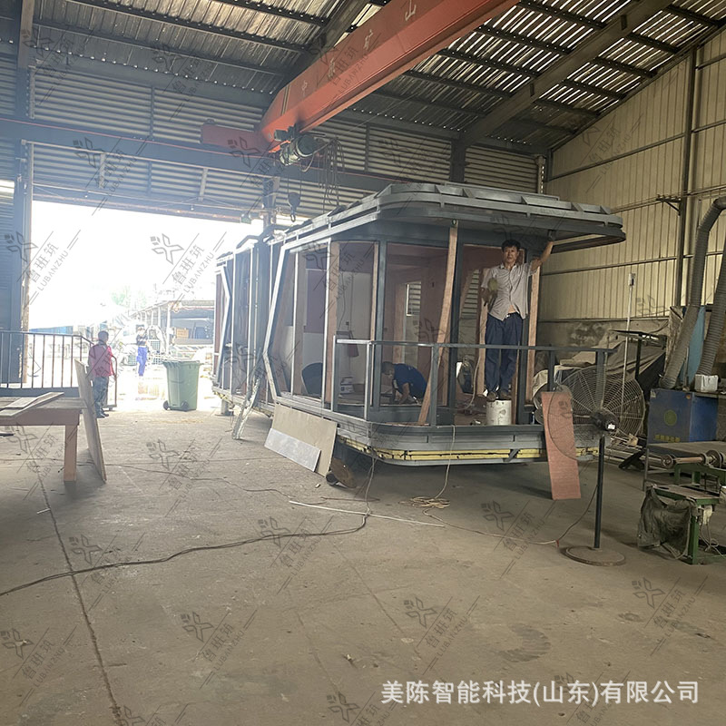 景区露营太空舱民宿 临时建筑特色民宿太空舱一体式轻钢别墅房厂