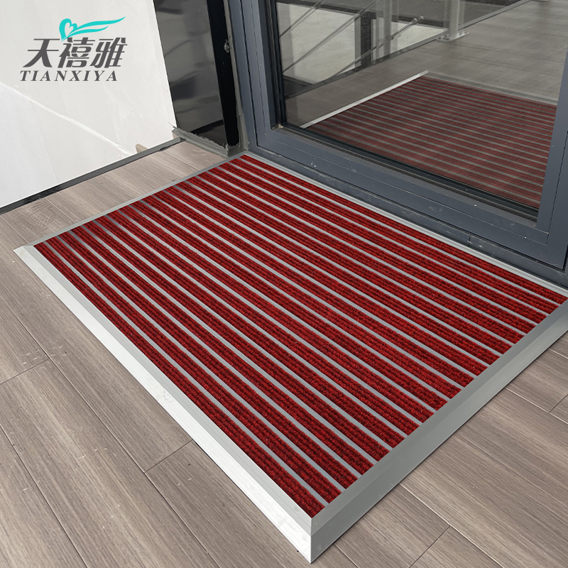 门口铝合金地垫进门脚垫室外防滑垫商用入户门垫地毯户外门外门垫