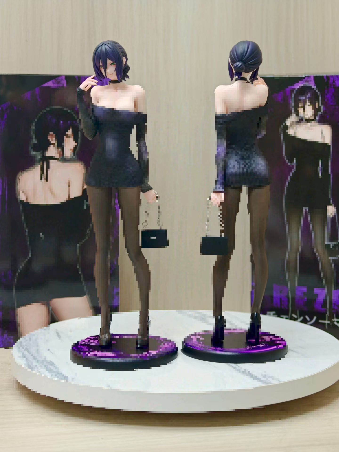 EDS针织礼服蕾塞手办美少女链锯人动漫潮玩公仔二次元电锯人周边
