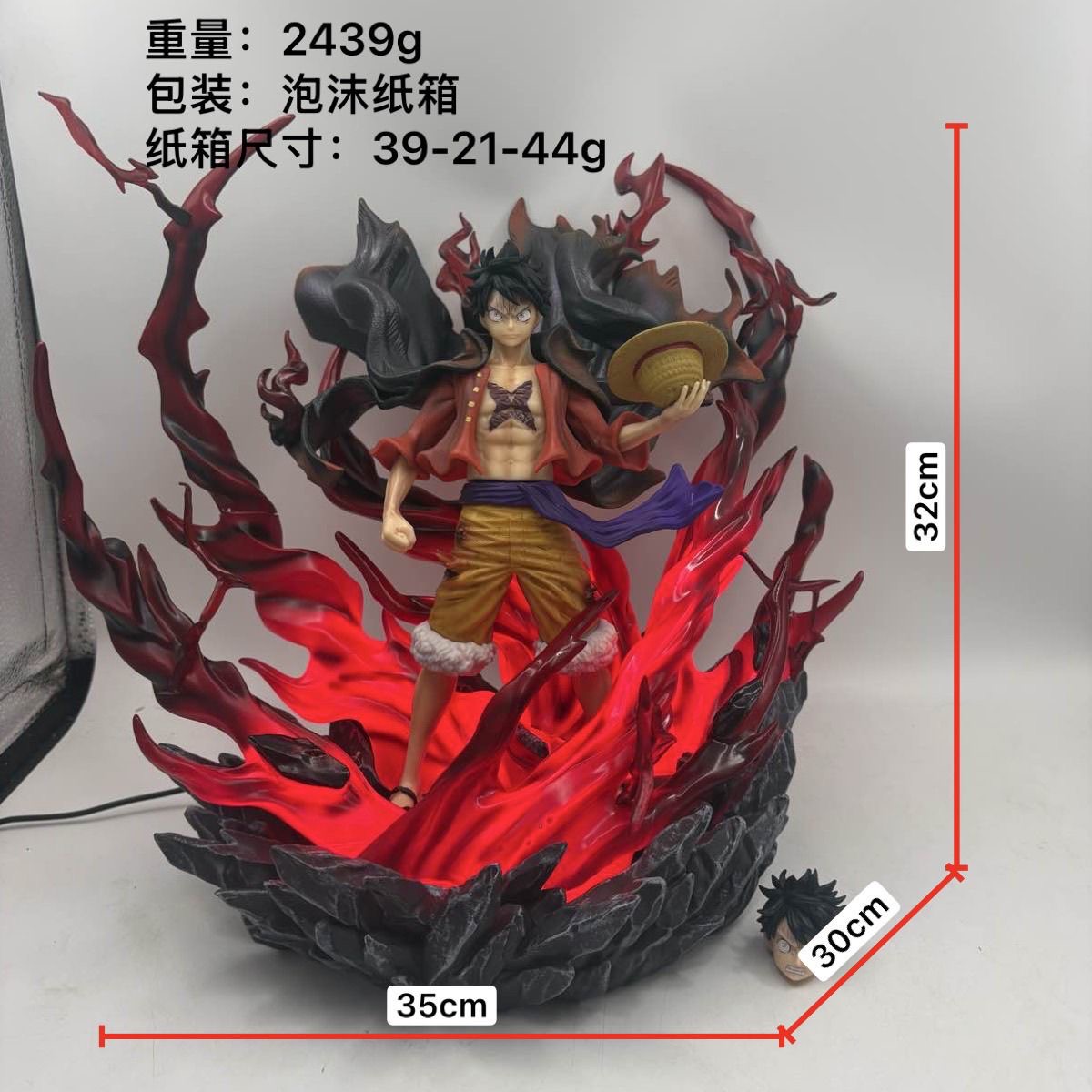 霸王色路飞【优质版】海贼王限量爆款GK手办模型摆件潮玩礼物