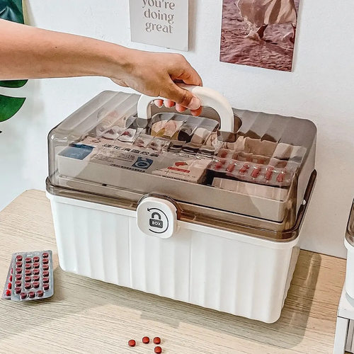 Household emergency medical kit Medicine storage box