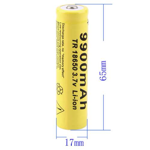 18650防爆锂电池9900mAh手电筒
