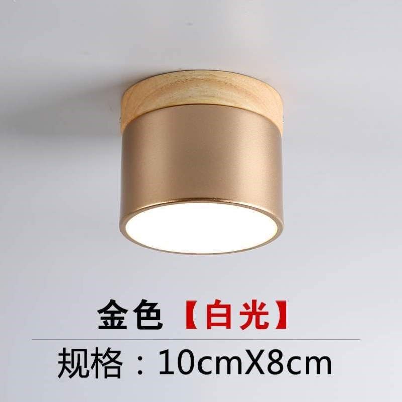 明装吊顶过道玄关门厅阳r台衣帽间走廊北欧小吸灯筒灯顶天花灯灯,家装灯饰光源,明装筒灯,淘宝优惠券,粉丝福利购,淘宝优惠卷