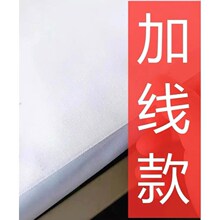 白床单军硬定型线带不起球纯白y色褥单加厚单件制式单人棉内务消