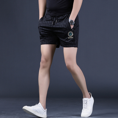 美式男短裤潮g流冰丝沙滩裤薄款速干男士三分裤修身显腿长半裤马