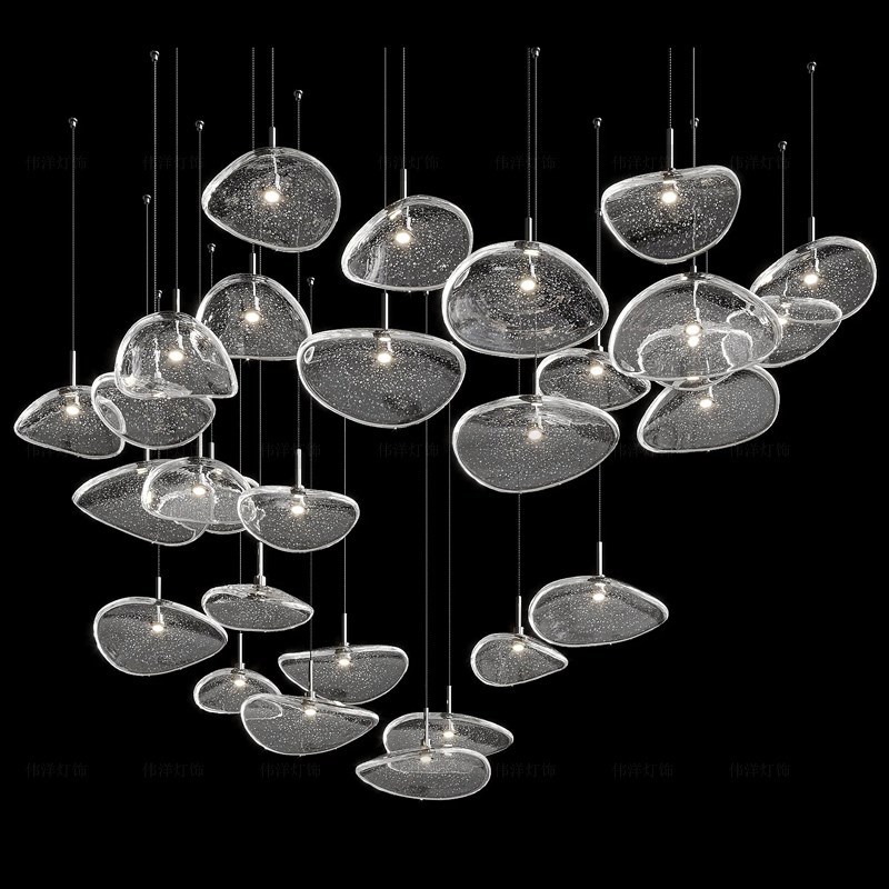 售楼部沙盘吊灯餐饮店铺前台吊顶装饰吊坠非标灯具定制酒店大堂灯